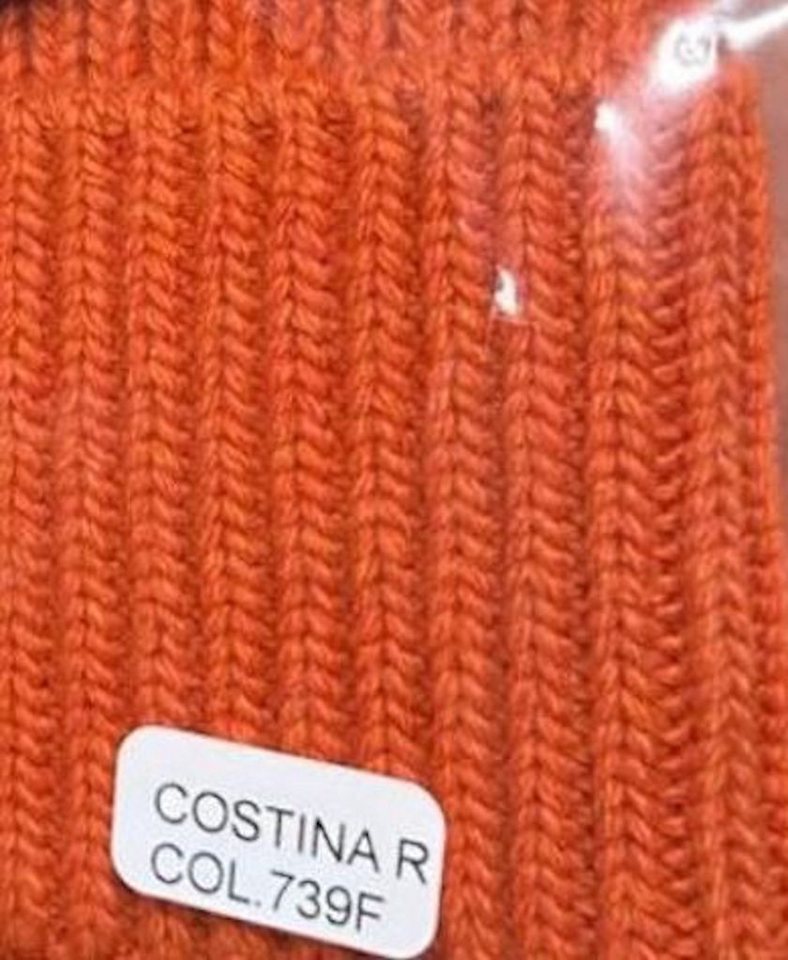 BZNA Strickmütze BZNA Wollmütze 10 % Kashmir - Mischung Rippstrickmütze gerippter Umschlag von BZNA