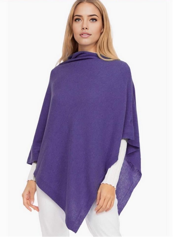 BZNA Strickponcho BZNA Beatrix Poncho mit 10% Kaschmir kuschelig und warm MADE IN ITALY von BZNA