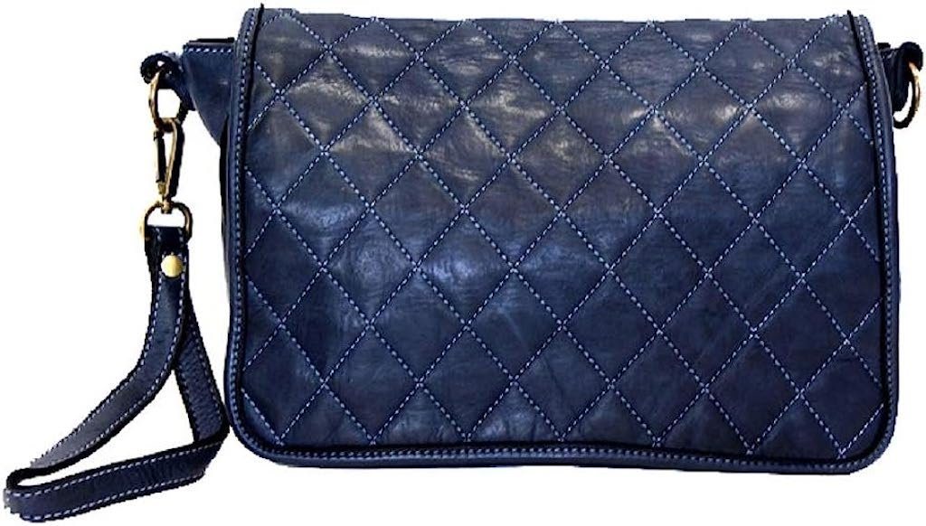 BZNA Umhängetasche Leni Designer Clutch Ledertasche Schultertasche von BZNA