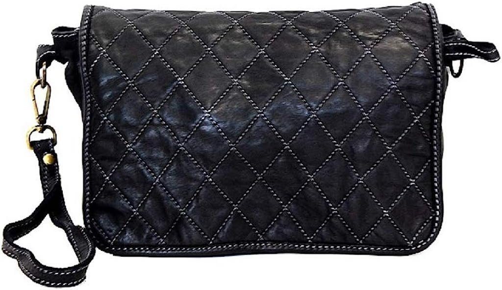 BZNA Umhängetasche Leni Designer Clutch Ledertasche Schultertasche von BZNA