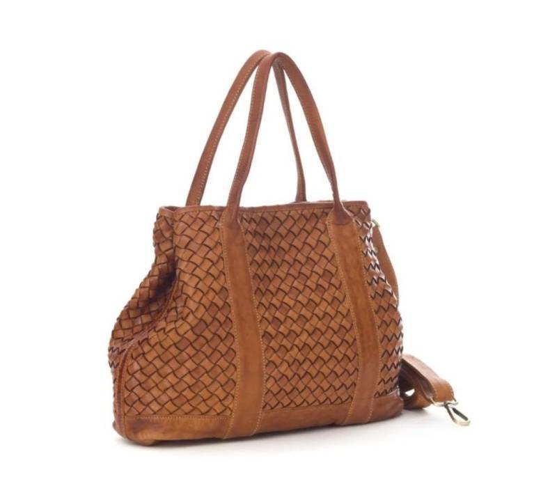 BZNA Umhängetasche Santa Italy Designer Handtasche Ledertasche Schultertasche von BZNA