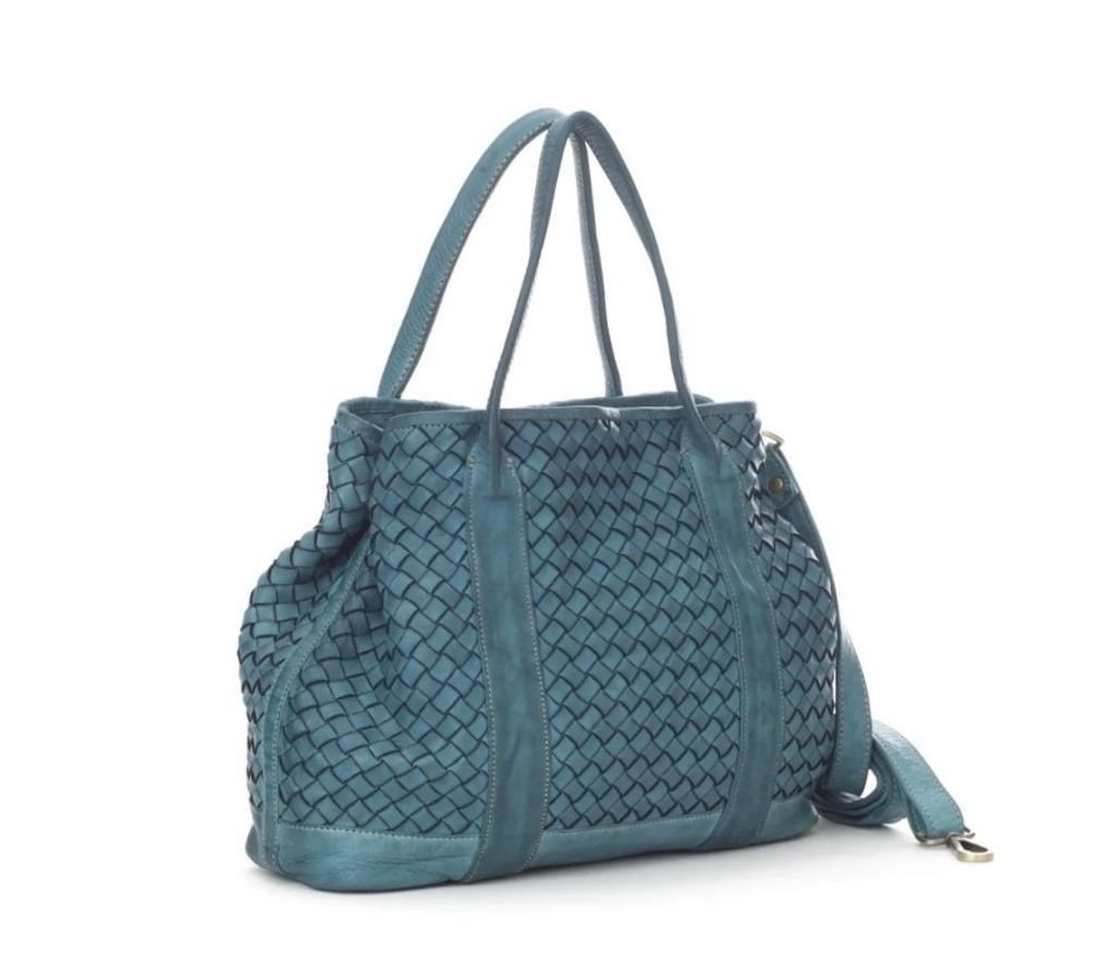 BZNA Umhängetasche Santa Italy Designer Handtasche Ledertasche Schultertasche von BZNA