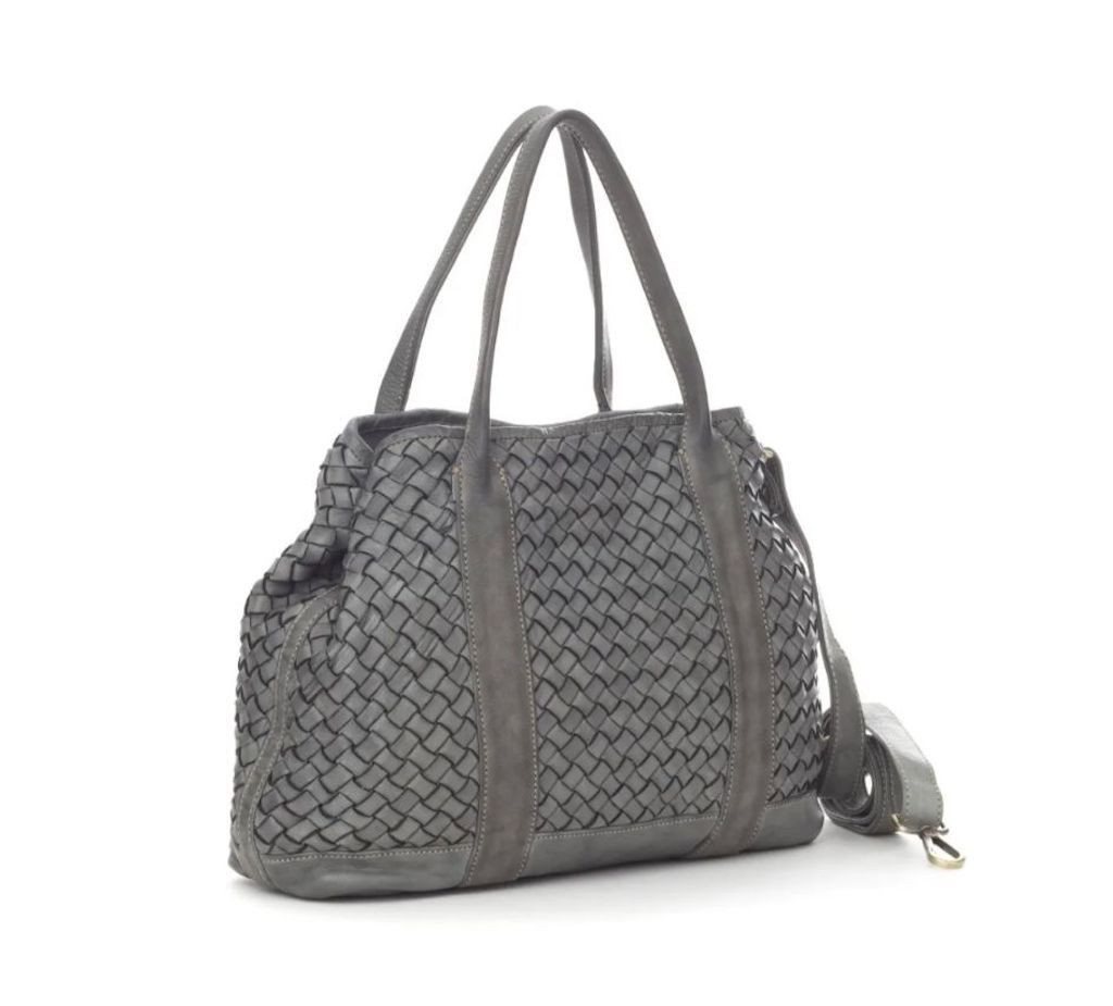 BZNA Umhängetasche Santa Italy Designer Handtasche Ledertasche Schultertasche von BZNA