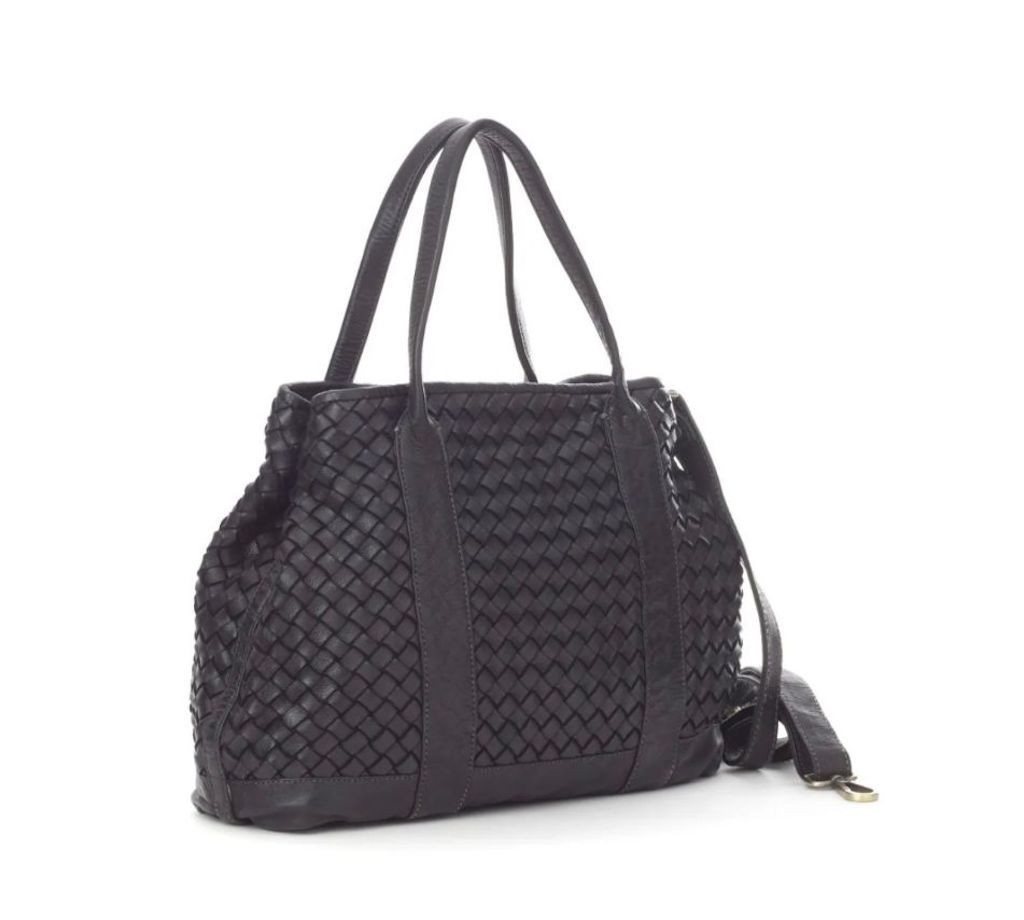 BZNA Umhängetasche Santa Italy Designer Handtasche Ledertasche Schultertasche von BZNA