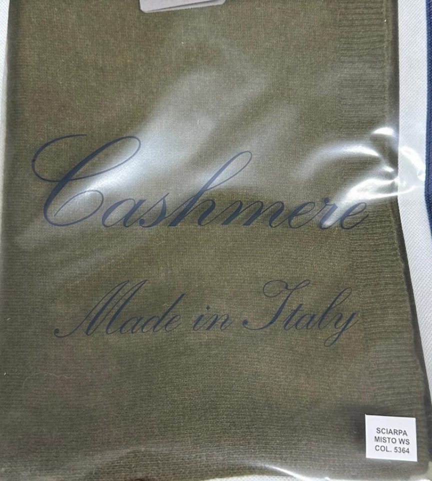 BZNA Wollschal BZNA Strickschal mit 10% Kashmir, kuschelig und warm Umhängeschal von BZNA