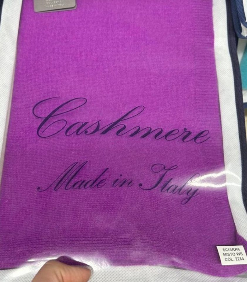 BZNA Wollschal BZNA Strickschal mit 10% Kashmir, kuschelig und warm Umhängeschal von BZNA