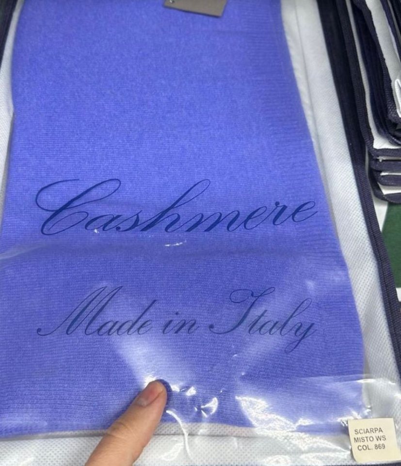 BZNA Wollschal BZNA Strickschal mit 10% Kashmir, kuschelig und warm Umhängeschal von BZNA