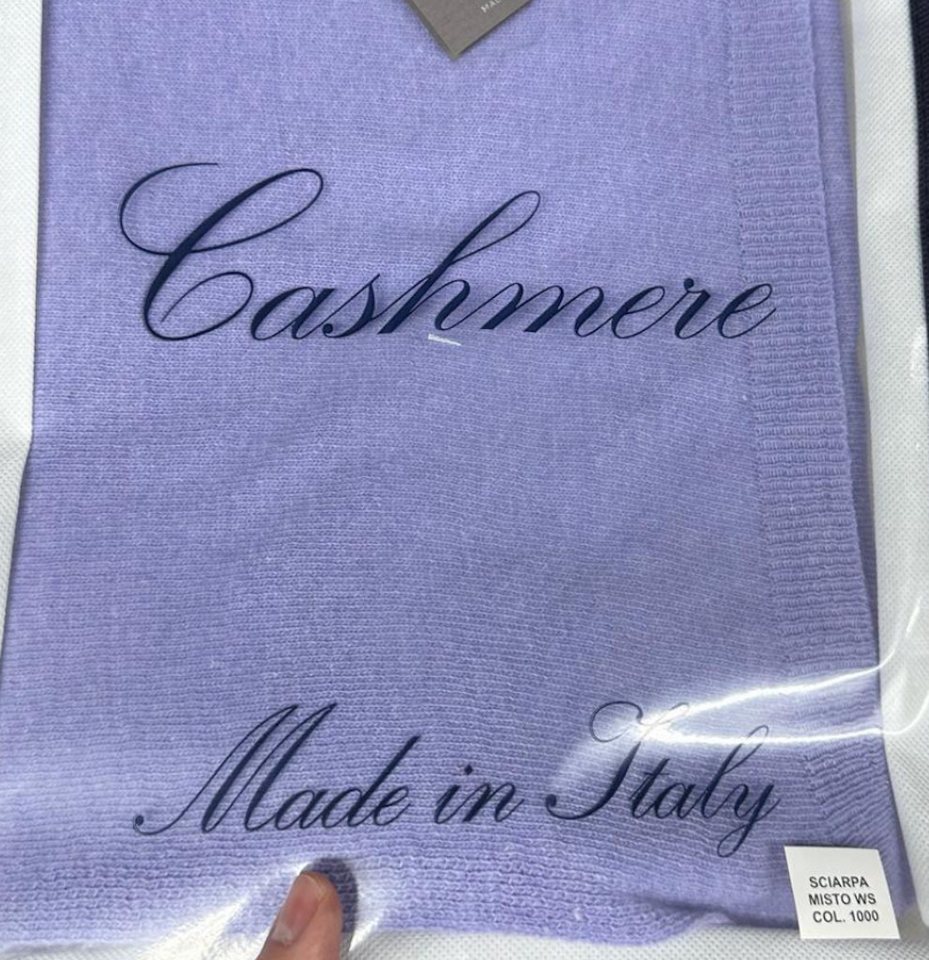 BZNA Wollschal BZNA Strickschal mit 10% Kashmir, kuschelig und warm Umhängeschal von BZNA