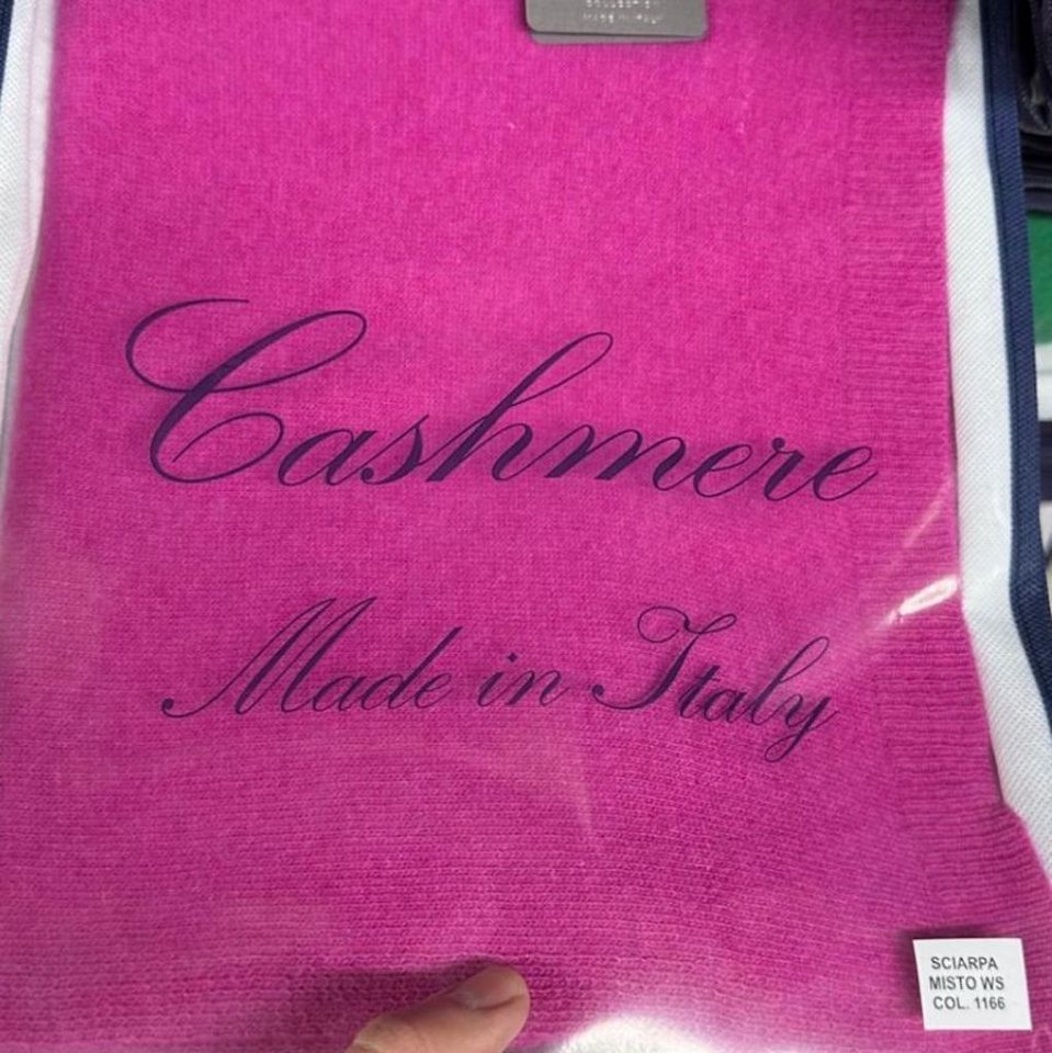 BZNA Wollschal BZNA Strickschal mit 10% Kashmir, kuschelig und warm Umhängeschal von BZNA