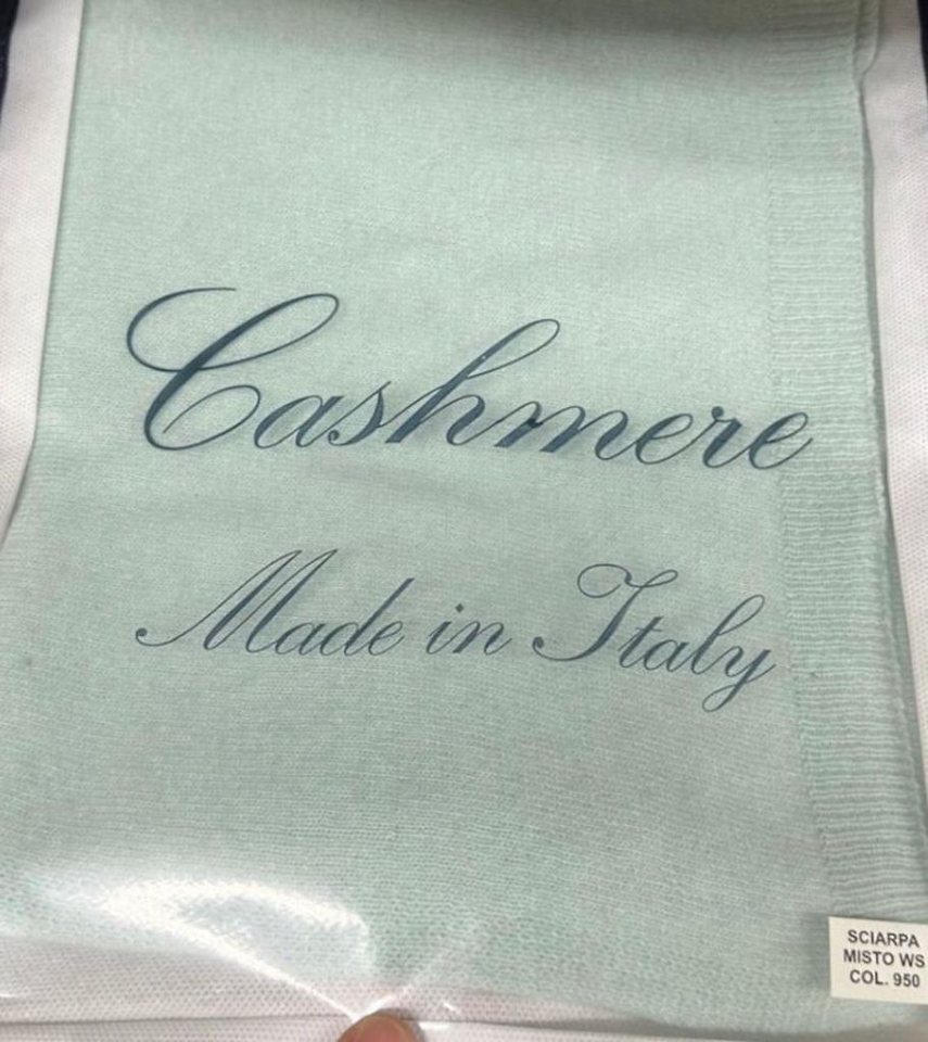 BZNA Wollschal BZNA Strickschal mit 10% Kashmir, kuschelig und warm Umhängeschal von BZNA