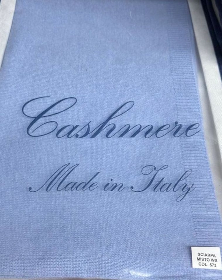 BZNA Wollschal BZNA Strickschal mit 10% Kashmir, kuschelig und warm Umhängeschal von BZNA