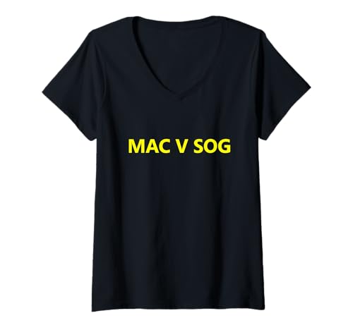 Damen MAC V SOG Arbeitsgruppe für Kommandostudien der Militärarmee im Vietnamkrieg T-Shirt mit V-Ausschnitt Damen MAC V SOG Arbeitsgruppe für Kommandostudien der Militärarmee im Vietnamkrieg T-Shirt mit V-Ausschnitt von BZYVSqXHYBLWJHBSY Creations Co