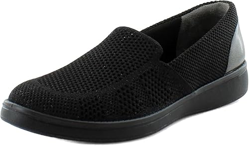 BZees Damen Athena Knit Slip-on Loafer, Zuckerweißer Stoff, 41 EU von BZees