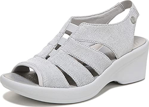 BZees Damen Finale Sandale, Silber/Glitzer, 37 EU von BZees