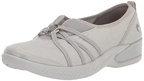 BZees Damen Niche Slip-on Ballerinas, Silber/Glitzer, 42 EU von BZees