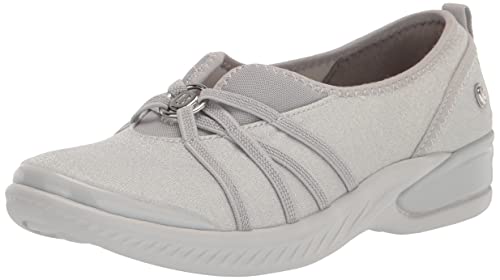 BZees Damen Nischen-Slipper Ballerinas, Silber/Glitzer, 38.5 EU Weit von BZees