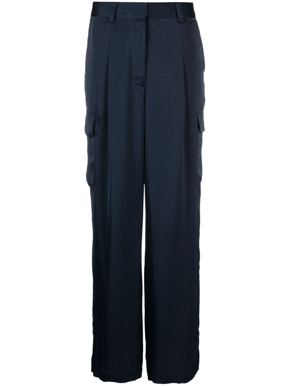 Ba&Sh Cargohose aus Satin - Blau von Ba&Sh