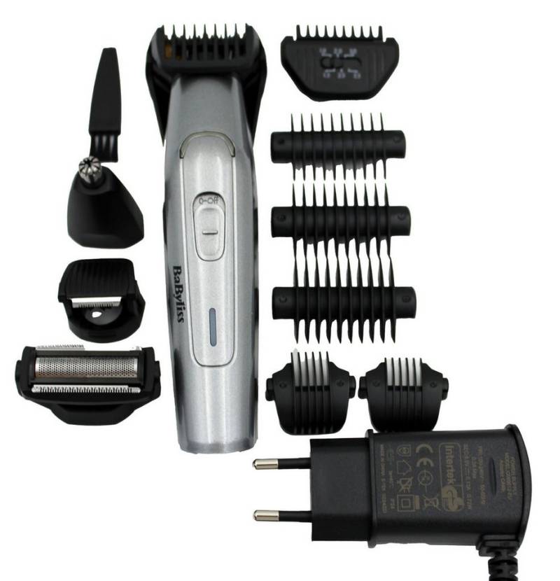 BaByliss Bartschneider MT861E 11in1 Carbon Titanium Multigrooming-Set, Body-/Barttrimmer von BaByliss