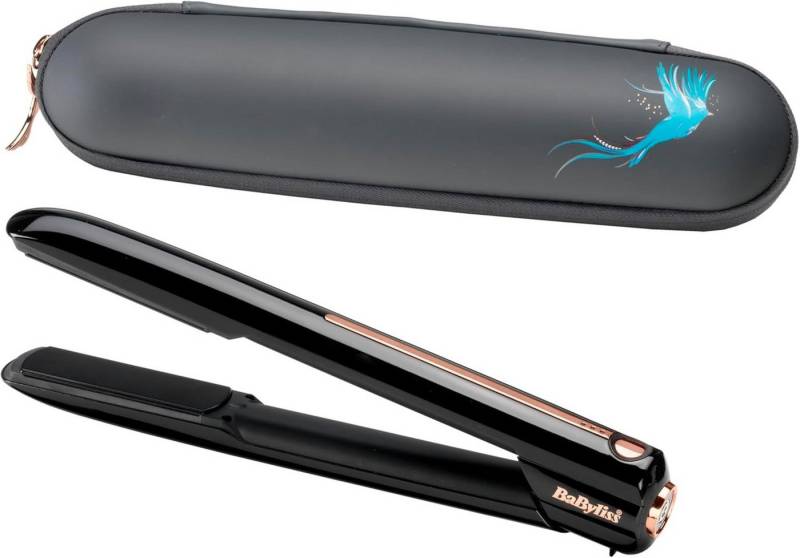 BaByliss Glätteisen kabelloses Glätteisen mit Keramik-Heizplatten, 3 Temperaturstufen, Reisetauglich von BaByliss