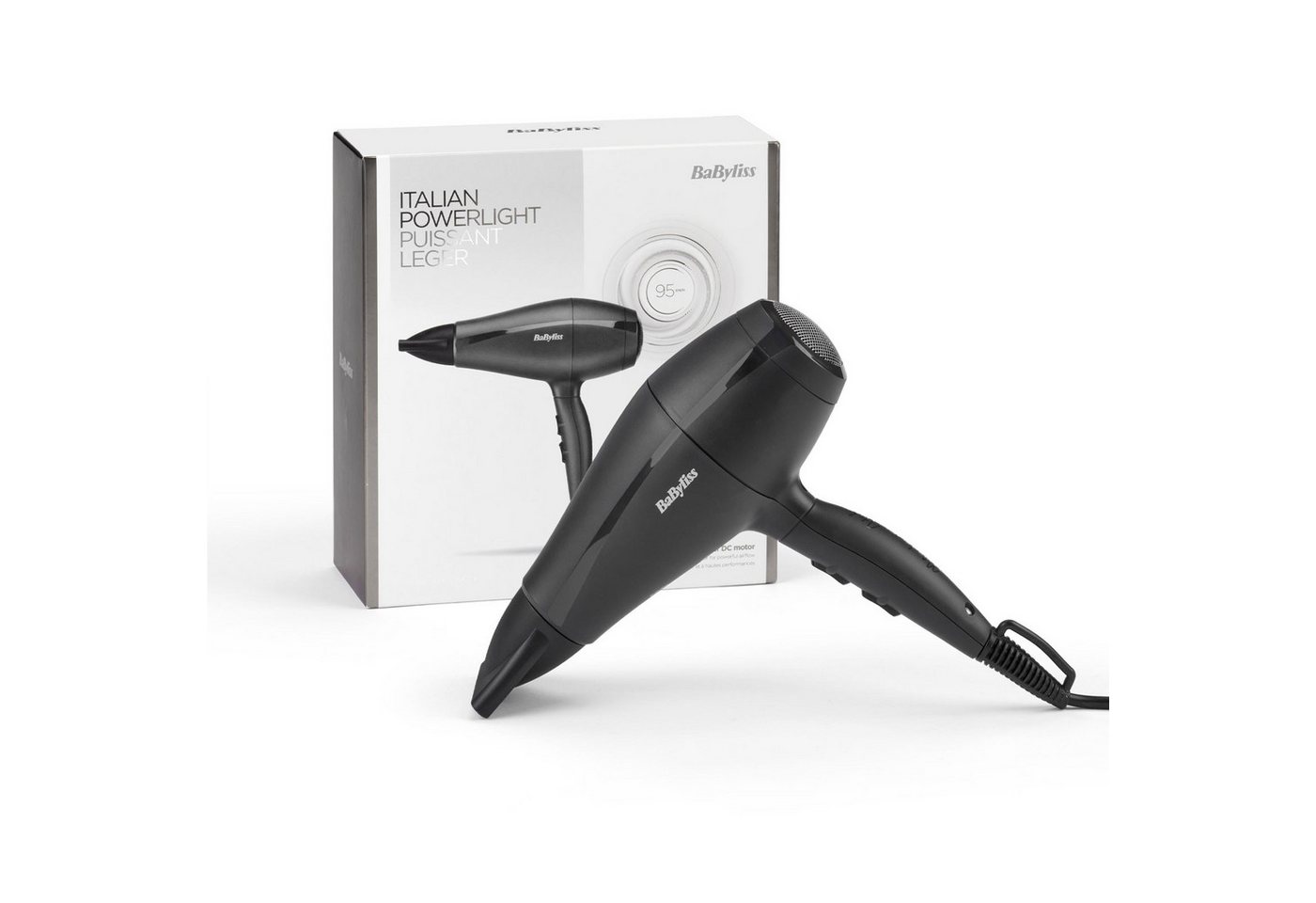 BaByliss Haartrockner 5910E Super Light Pro, Herausnehmbarer Filter, Hochwertige Verarbeitung, Ultraleichtes Design von BaByliss