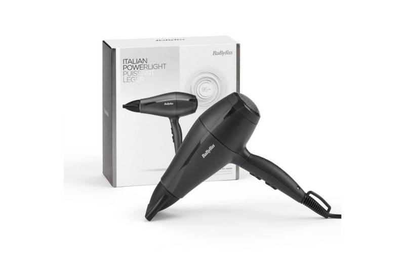 BaByliss Haartrockner 5910E Super Light Pro, Herausnehmbarer Filter, Hochwertige Verarbeitung, Ultraleichtes Design von BaByliss