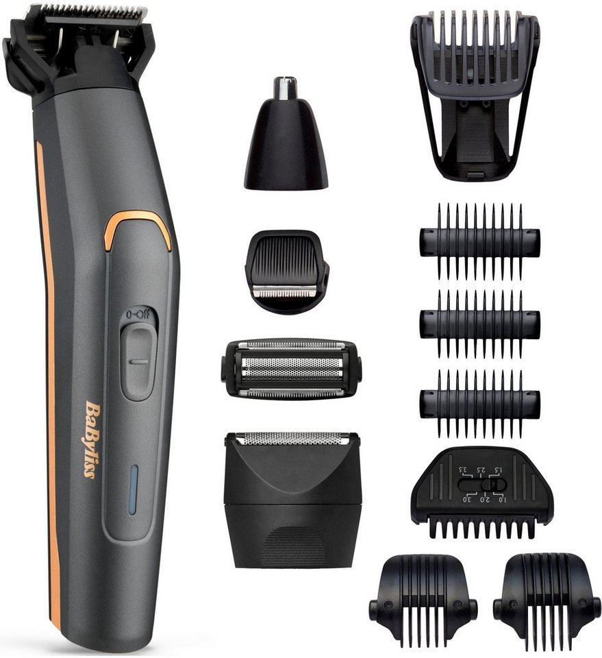 BaByliss Multifunktionstrimmer Graphite Multi Trimmer MT987E, Langlebige Graphit-Klinge, 12-in-1 Funktionr BaByliss Multifunktionstrimmer Graphite Multi Trimmer MT987E, Langlebige Graphit-Klinge, 12-in-1 Funktionr von BaByliss