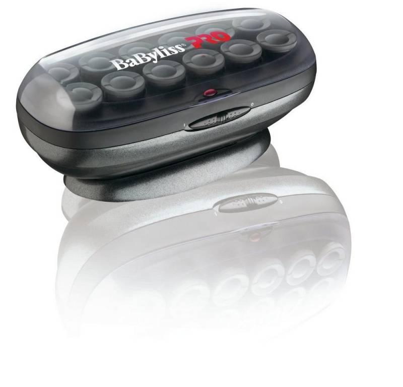 BaBylissPRO Lockenwickler Babyliss PRO Lockenset - 12 Jumbo Samtwickler schwarz von BaBylissPRO