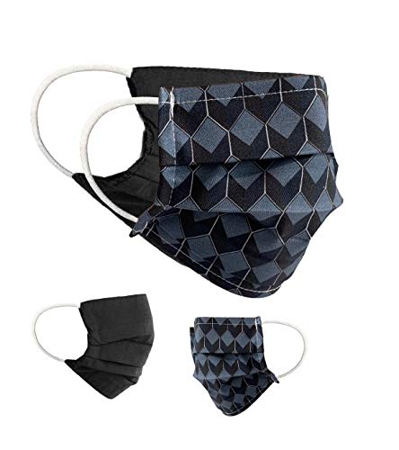 BaF Community Masken 2 per Pack Set Unisex Behelfsmaske Wendbar Mundschutz Maske Mund und Nasenschutz Wendemaske mit Motiv Baumwolle BCI Waschbar BaF Community Masken 2 per Pack Set Unisex Behelfsmaske Wendbar Mundschutz Maske Mund und Nasenschutz Wendemaske mit Motiv Baumwolle BCI Waschbar von BAF