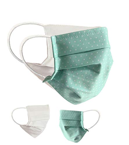 BaF Community Masken Teenager Jugendliche 2er Pack Set Unisex Behelfsmaske Wendbar Mundschutz Maske Mund und Nasenschutz Wendemaske Motiv Baumwolle BCI Waschbar 14cm breit von BAF