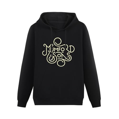 Mumford and Sons Black Men's Hoodie Graphic Sweatshirt S von BaMfy