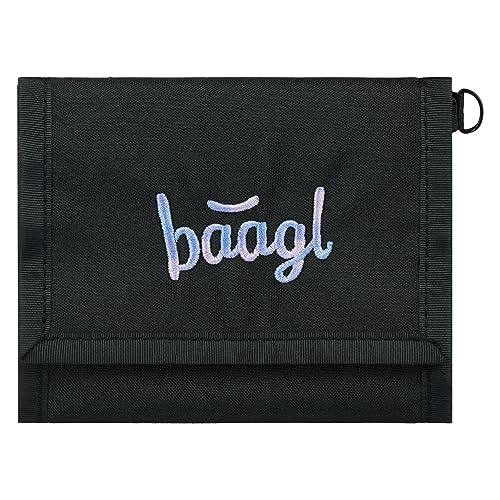 Baagl Geldbeutel Jungen Mädchen Geldbörse Kinder Kleines Portemonnaie Teenager Geldtasche Kinderportmonee (Metalic Holo) von Baagl