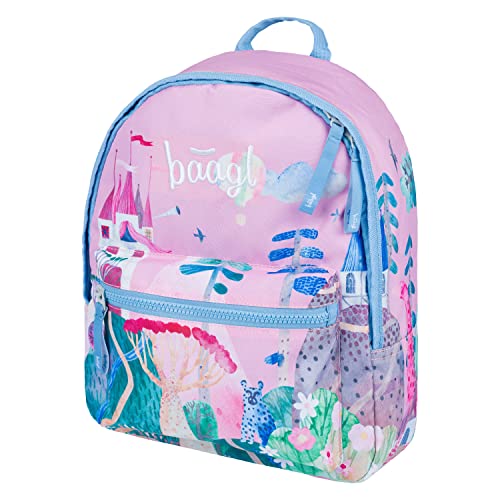 Baagl Kindergartenrucksack Mädchen, Kindergarten Rucksack Kinder, Kleiner Baby Rucksack, Kinderrucksack mit Brustgurt (Märchen) von Baagl