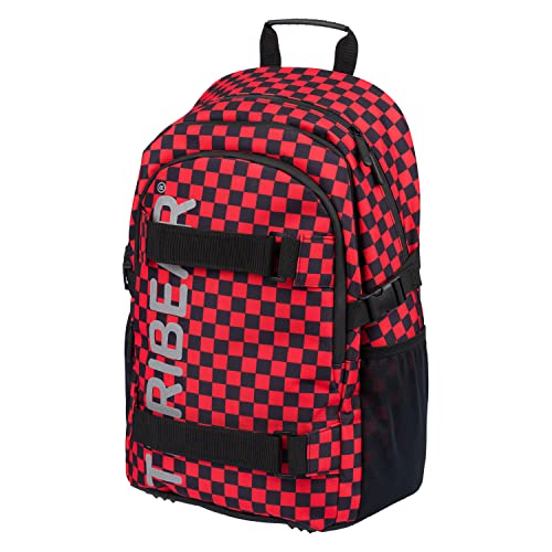 Baagl Schulrucksack für Jungen Mädchen Teenager - Skateboard Rucksack - Kinderrucksack mit Laptopfach und Brustgurt für Schule (Teribear) von Baagl