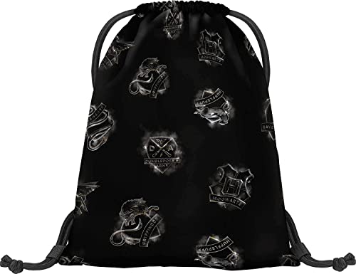 Baagl Turnbeutel - Wasserdichte Schuhbeutel für Kinder, Jungen und Mädchen - Schule und Kindergarten Sportbeutel, Sportrucksack (Harry Potter Hogwarts) von Baagl