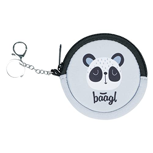 Baagl Münzbörse Kinder - Geldbörse für Mädchen - Geldbeutel, Mini Portemonnaie, Kleingeld Münzbeutel (Panda) von Baagl