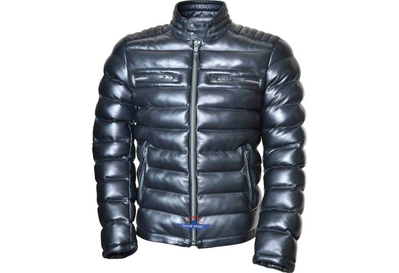 Baallo Lederjacke Herren-Steppjacke von Baallo