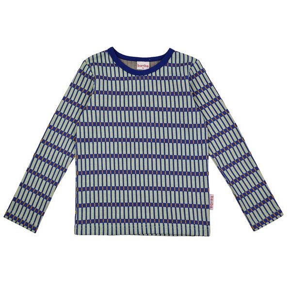 Langarm Shirt Raster von Baba Kidswear von Baba Kidswear