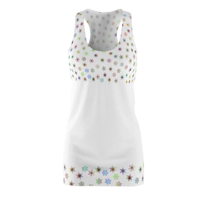 Christmas Women's Cut & Sew Racerback Dress With Stars Design von Babbadoo