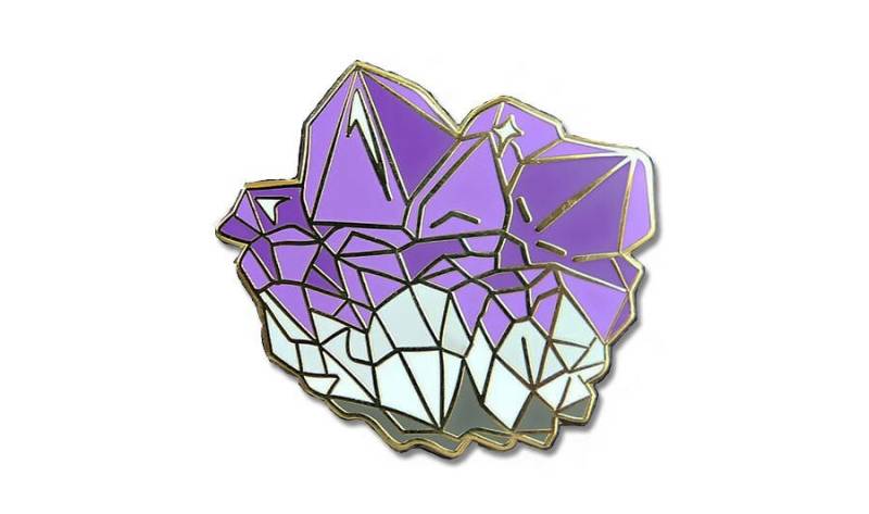 Amethyst-Cluster Emaille Pin - Kristall Anstecknadel Flair Harte Geschenk Amethyst-Cluster Emaille Pin - Kristall Anstecknadel Flair Harte Geschenk von BabelikePress