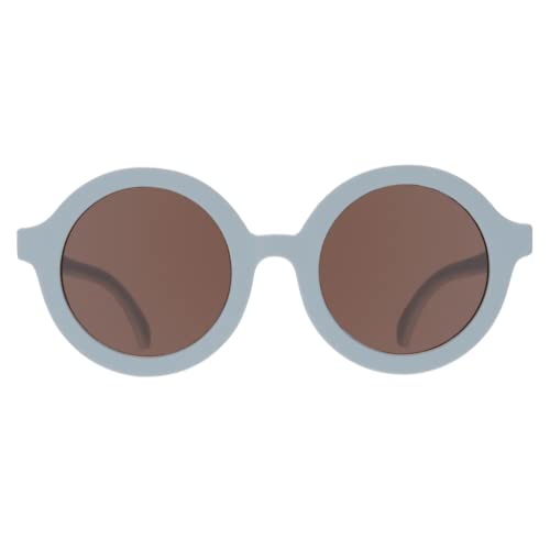 Babiators - UV-Sonnenbrille für Kinder - Limited Edition Round - Into The Mist - 3-5 Jahre - Unisex-Kinder - Klassisch - Grau - Blau - Kunststoff - Voll - Rund von Babiators