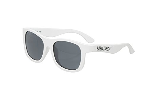 Babiators - UV-Sonnenbrille für Kinder - Navigator - Weiss von Babiators