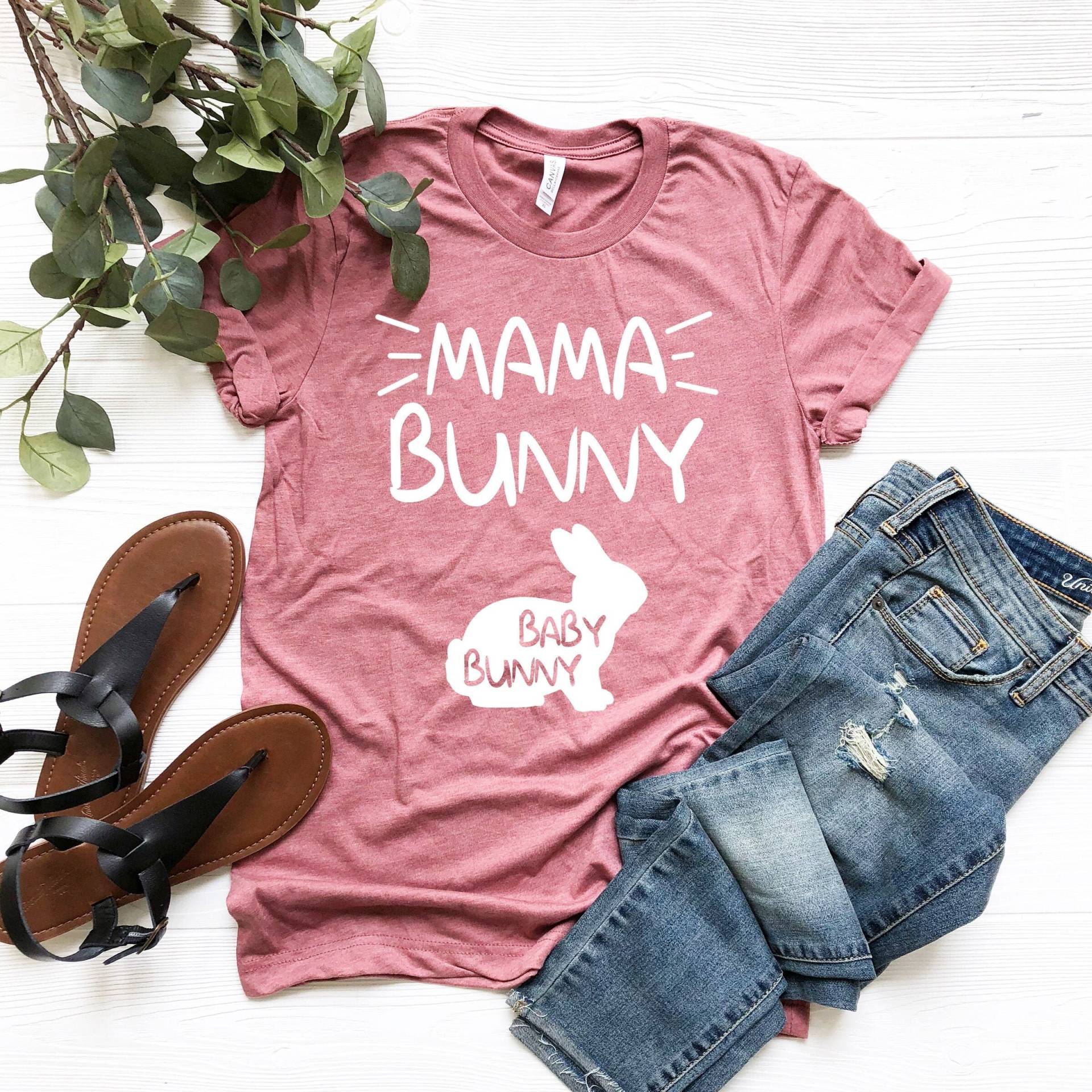 Mama Bunny Baby T-Shirt, Schwangerschaft Shirt, Ostern Erwarten Top, Mutter Ankündigung, Muttertag T-Shirt, Geburtstag von BabilDesignShirts