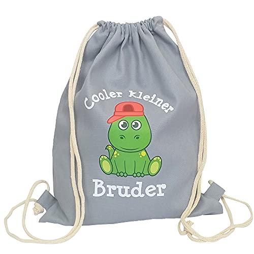 Babinjo Kinder Rucksack Cooler kleiner Bruder - Dino (Grau) von Babinjo