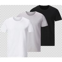 3er Pack T-Shirt STILINO Babista weiß schwarz grau hellgrau silbergrau von Babista