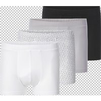 4er Pack Boxershorts VILLORA Babista weiß schwarz grau von Babista