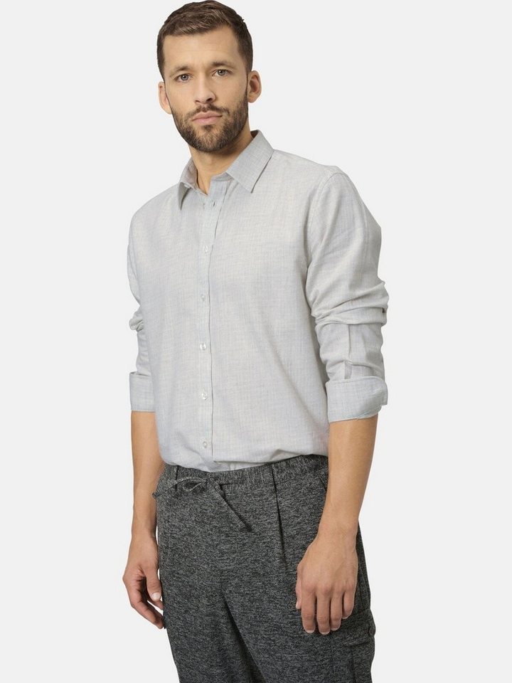 Babista Langarmhemd MILANVENTO in Melange-Optik von Babista