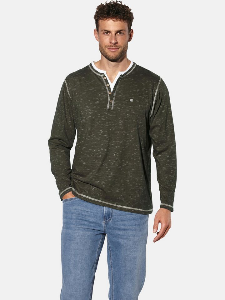 Babista Langarmshirt GIVIRA in melierter Optik von Babista