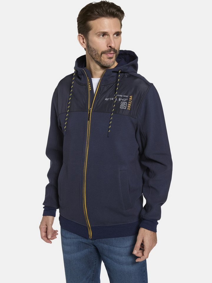 Babista Sweatjacke NELZINO mit verstellbarem Kragen von Babista