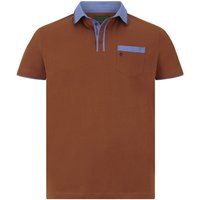 Poloshirt EARL WILLMER dunkelorange von Charles Colby