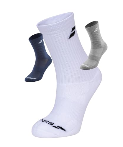 Babolat 3 Paar Tennis Socken bunt Gr. 43/46 von Babolat